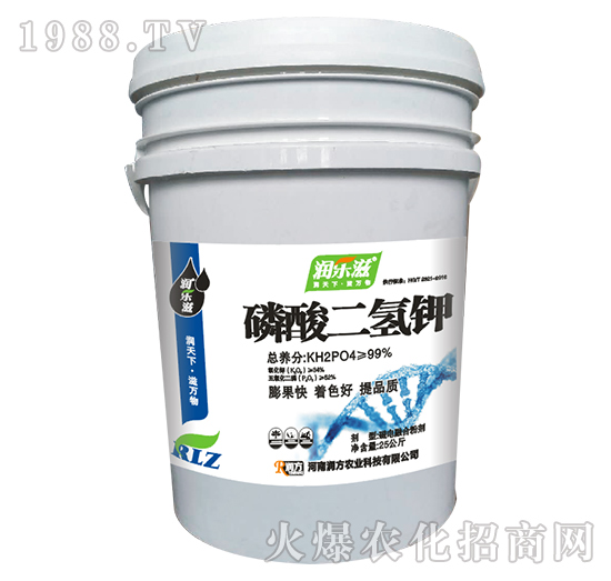 磷酸二氫鉀-潤(rùn)樂(lè)滋（25公斤）-土長(zhǎng)金