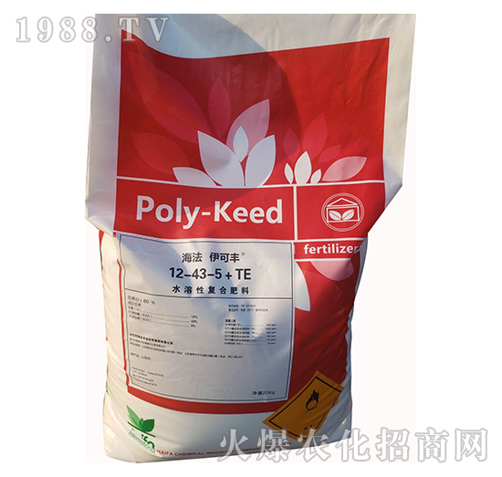 水溶性復(fù)合肥料12-43-5+TE-海法伊可豐-海法