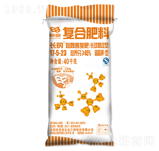 硫酸鉀型復合肥料17-17-17-芭田·長的姑嫂善-農之友