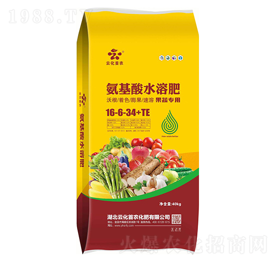 氨基酸水溶肥16-6-34+TE-云化首農(nóng)