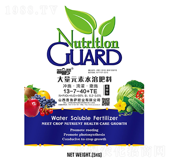 大量元素水溶肥料13-7-40+TE-普魯薩