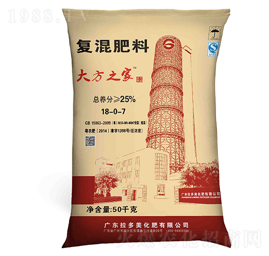 復混肥料18-0-7-大方之家-拉多美
