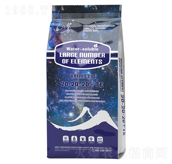 ����Ԫ��ˮ�ܷ�20-20-20+TE-�S����(m��ng)-��w�r(n��ng)