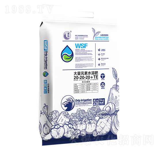 5kg����Ԫ��ˮ�ܷ�20-20-20+TE-�h�󱊵�