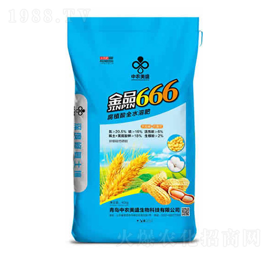 40kg腐植酸水溶肥-金品666-中農(nóng)美盛