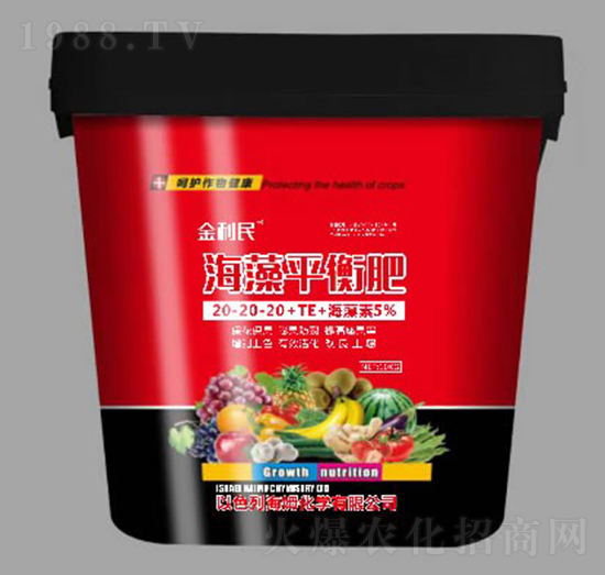 海藻平衡肥20-20-20+TE+海藻酸5%-金利民-利民農(nóng)化