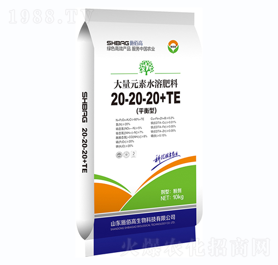 10kgƽ���ʹ���Ԫ��ˮ�ܷ�20-20-20+TE-ʩ�۸�