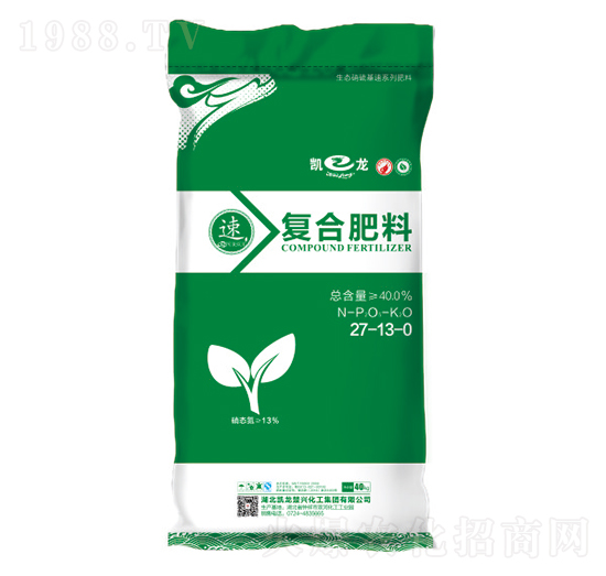 生態(tài)硝硫基復(fù)合肥料27-13-0-凱龍-凱龍楚興