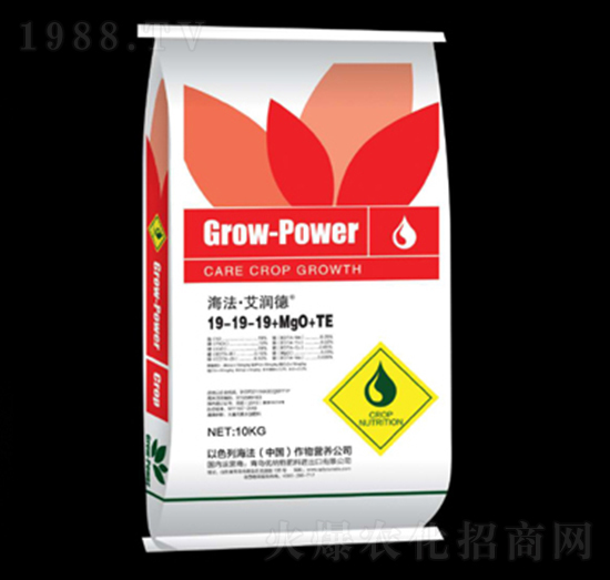 大量元素水溶肥料19-19-19+MgO+TE-海法·艾潤(rùn)德-優(yōu)納特