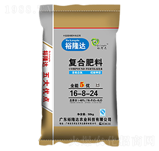 復合肥料16-8-24-裕隆達