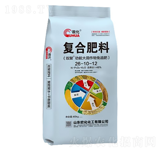 雙聚功能大田作物免追肥-復合肥料26-10-12-歐化