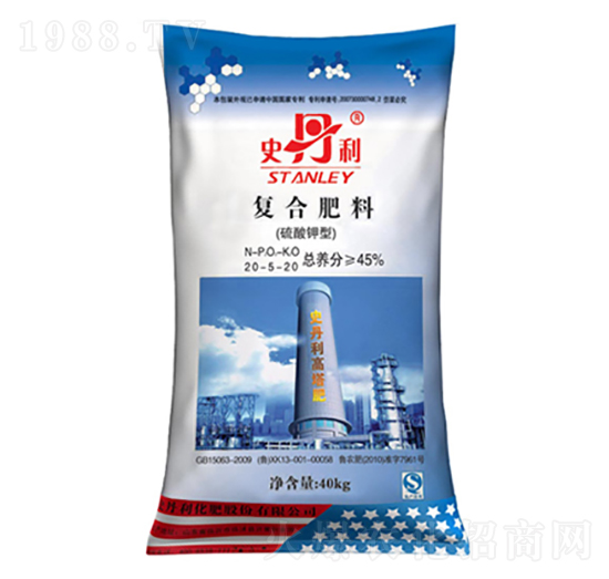 復合肥料(硫酸鉀型)20-5-20-史丹利