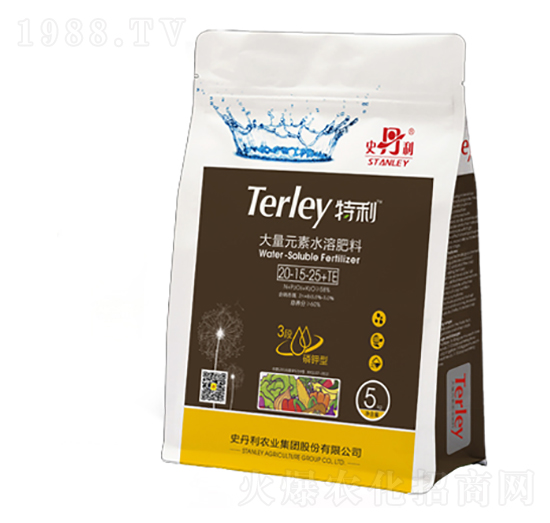 大量元素水溶肥料20-15-25+TE-特利-史丹利