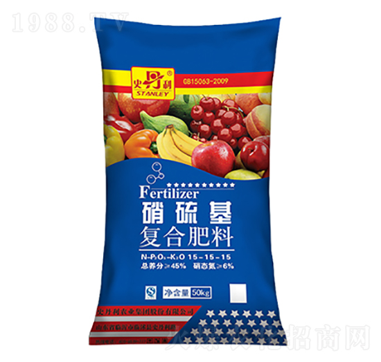 硝硫基復合肥料15-15-15-史丹利