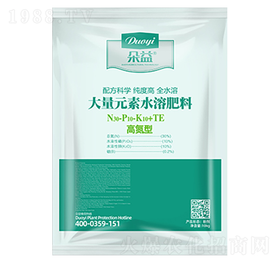 �ߵ��ʹ���Ԫ��ˮ�ܷ�30-10-10+TE-�����r(n��ng)�I(y��)