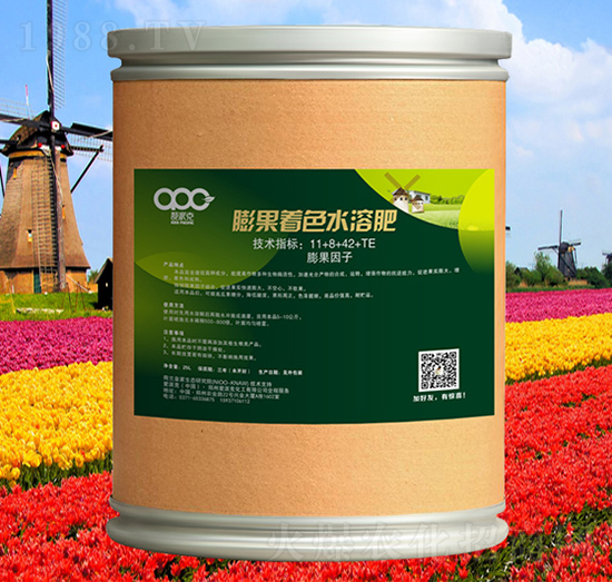 膨果著色水溶肥11-8-42+TE-愛(ài)派克