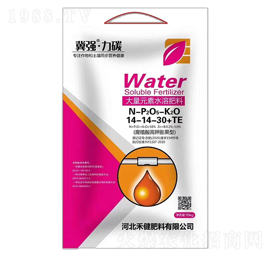 ��ֲ��������ʹ���Ԫ��ˮ�ܷ���14-14-30+TE-��������̼-�̽�����