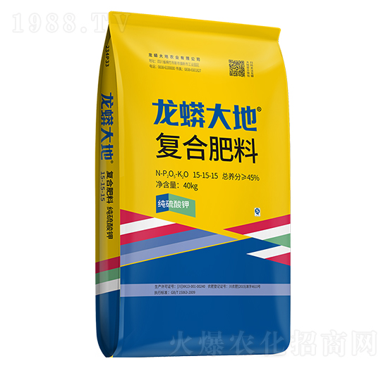 純硫酸鉀復合肥料18-22-5-龍蟒磷化工