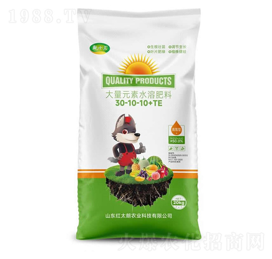 ����Ԫ��ˮ�ܷ���30-10-10+TE-Ǭʮ��-�t̫���r(n��ng)�I(y��)