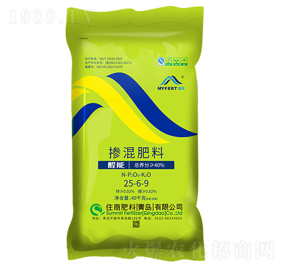 夢豐控釋摻混肥25-6-9-住商肥料