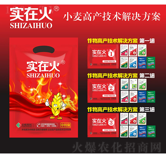 小麥高產(chǎn)技術(shù)解決方案-實在火-紅太陽