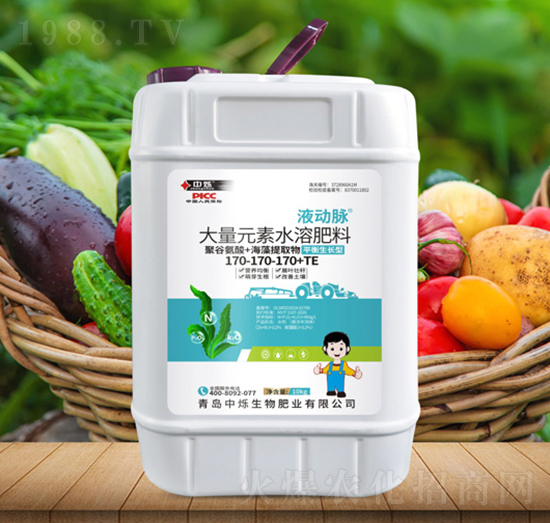 平衡型大量元素水溶肥料170-170-170+TE-液動(dòng)脈-中爍生物