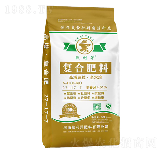 高塔造?！と軓?fù)合肥料27-17-7-歌利洋