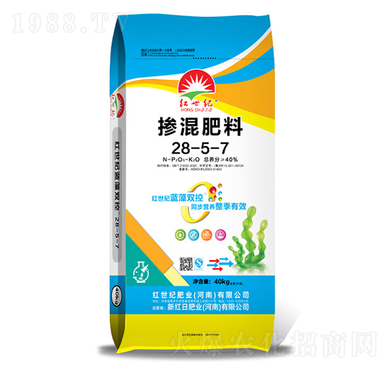 摻混肥料28-5-7-紅世紀