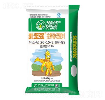 小麥專用控釋摻混肥料26-15-8-麥堅強-茂施