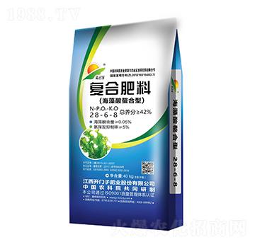 海藻酸螯合型復(fù)合肥料28-6-8-開(kāi)門子