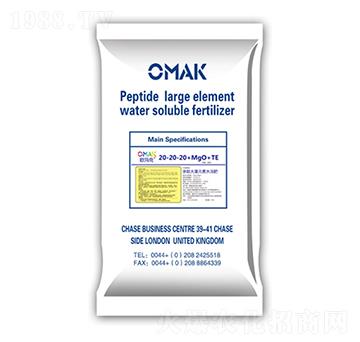 多肽大量元素水溶肥20-20-20+MgO+TE-歐瑪克-方護(hù)