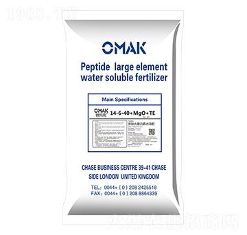 多肽大量元素水溶肥料14-6-40+MgO+TE-歐瑪克-奧然農(nóng)業(yè)