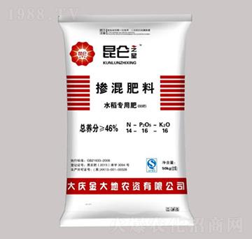 水稻專用摻混肥料（BB肥）14-16-16-昆侖之美-永利肥業(yè)