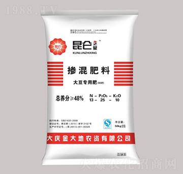 大豆專用摻混肥料（BB肥）13-25-10-昆侖之美-永利肥業(yè)