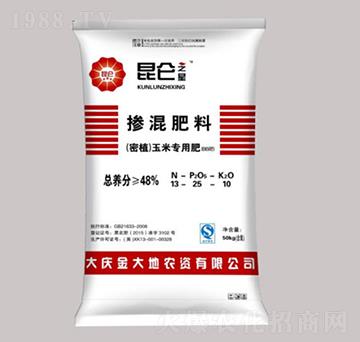 玉米（密植）專用肥摻混肥料13-25-10-昆侖之美-永利科技