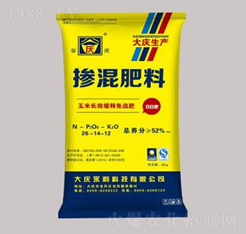 玉米長(zhǎng)效緩釋免追肥摻混肥料26-14-12-谷慶-永利科技